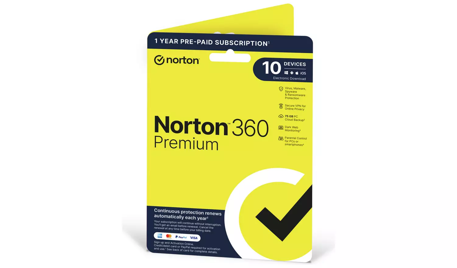 NORTON 360 Premium 1Y 10D