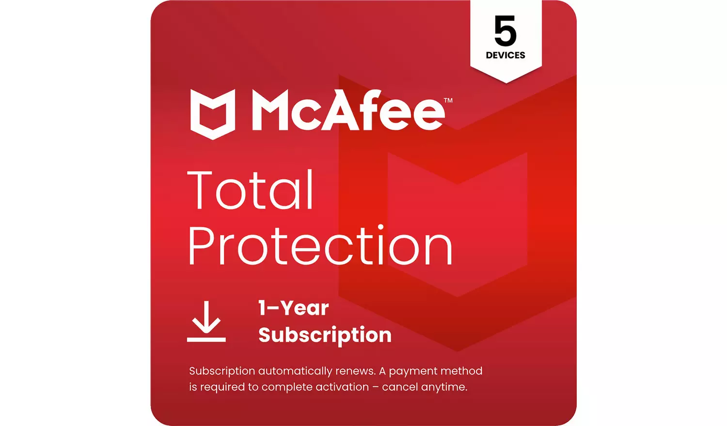 McAfee Total Protection 1Y 5D
