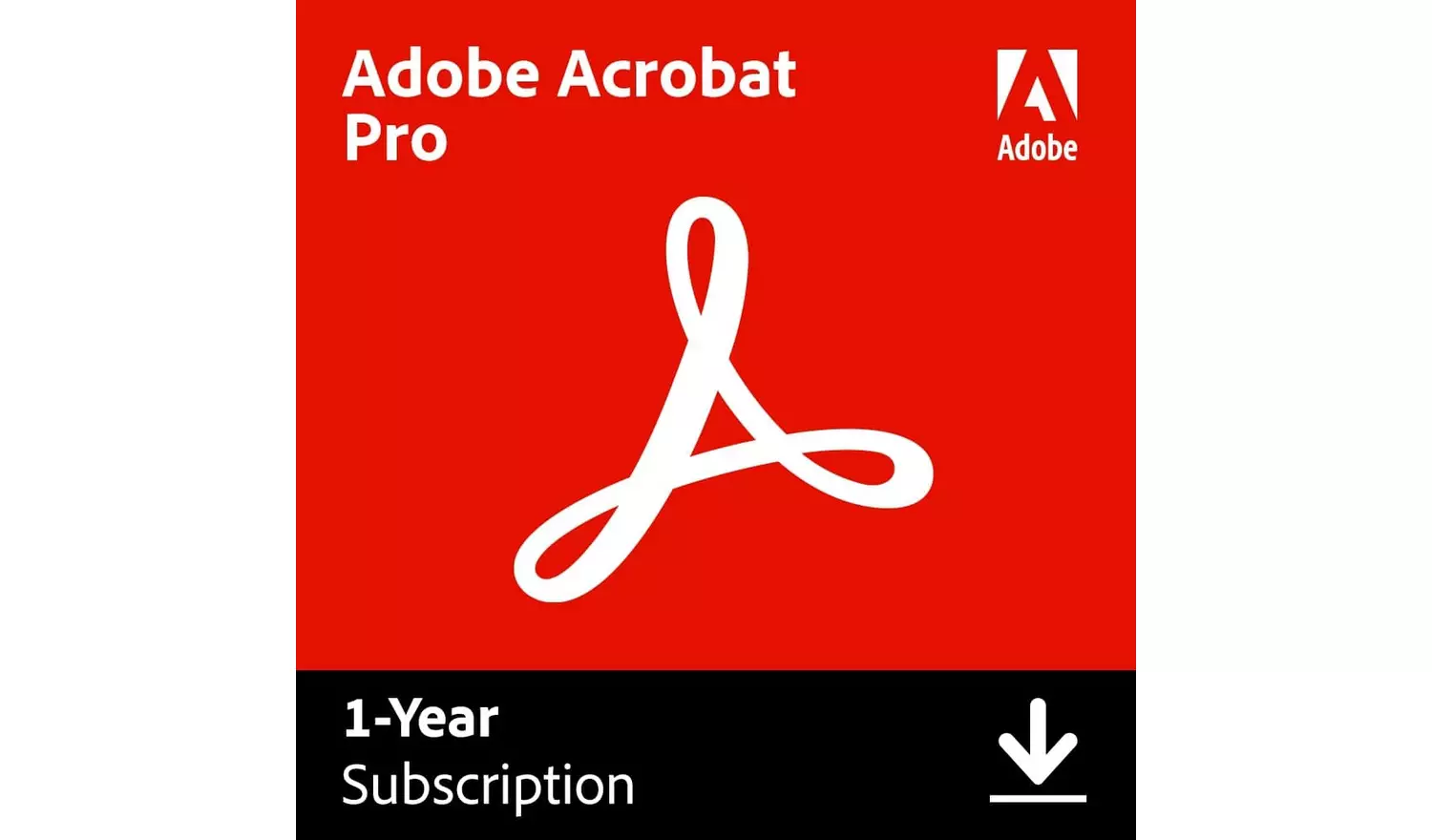 Adobe Acrobat Pro Software 1Y 1D