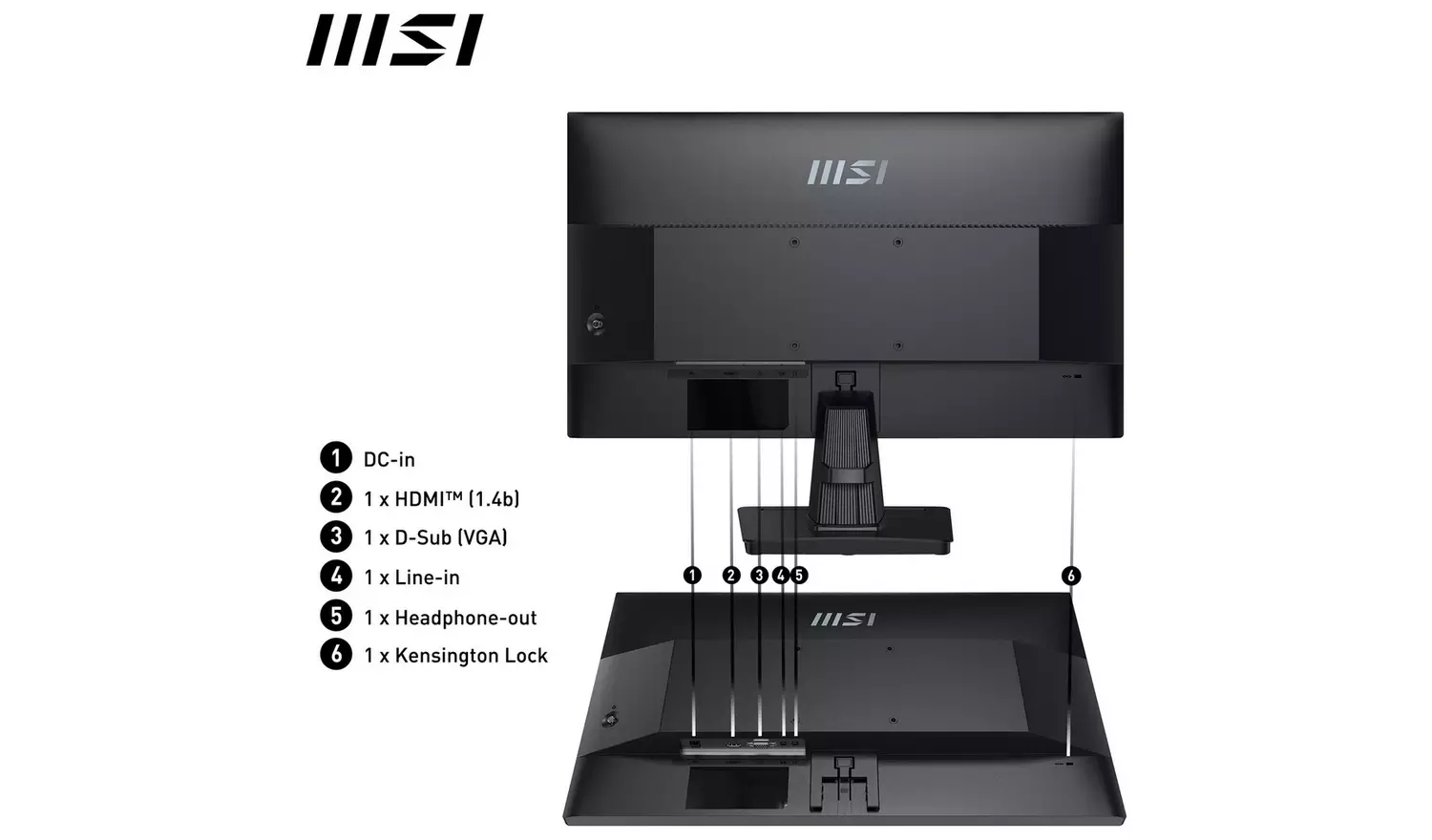 MSI Pro MP251 24.5 Inch 100Hz IPS FHD - Image 2