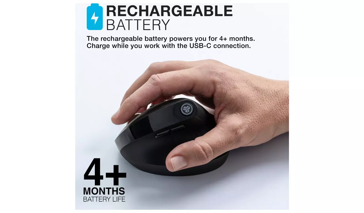 JLab JBud Ergonomic Mouse - Image 5